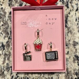 A New Day “Movies” Charm Trio Set - Brand New in Box